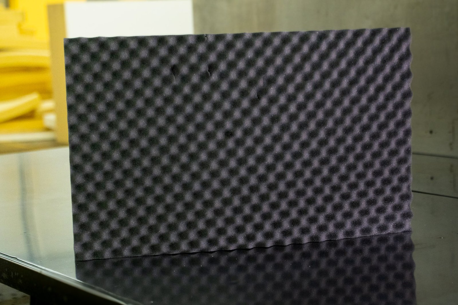 Panel de espuma acústica perfilada